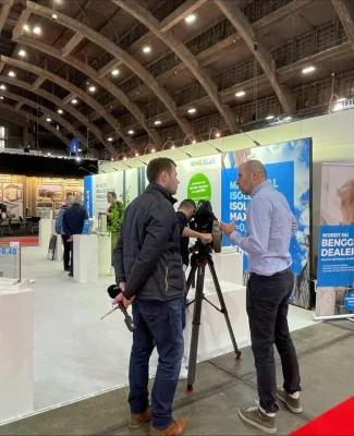 BEN Gglas Battibouw fair stand