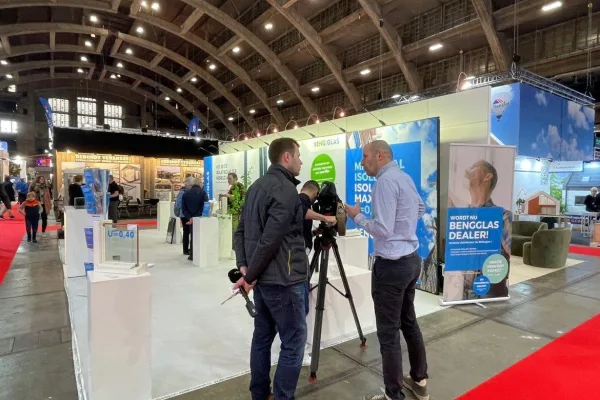 BEN Gglas Battibouw fair stand