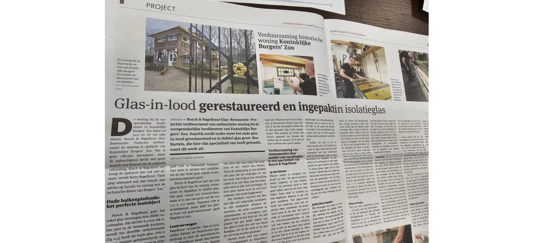 Koninklijke burgers zoo safari bosch en nagelhout bengglas vacuumglas isolatieglas 4