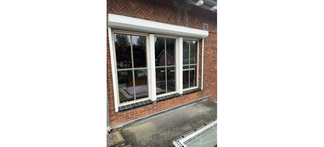 Vacuumglas in stalen kozijn bengglas isolatieglas 1