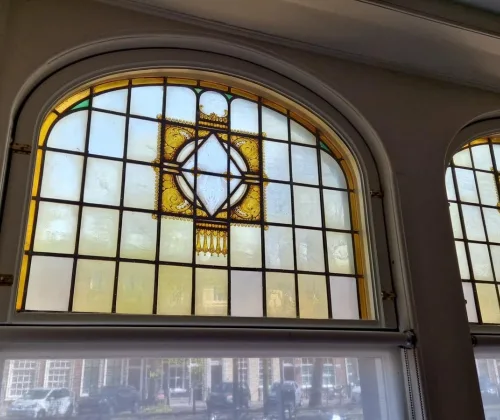 Bengglas voorzetraam Hoskens glas in lood vacuumglas vacuümglas