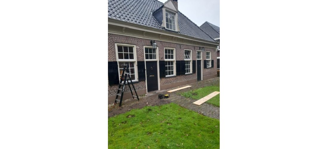 Renovatie bengglas vacuumglas Schildersbedrijf Donker isolatieglas 4